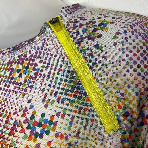 Reel Legends KEEP IT COOL Multi Color Zip Neck Long Sleeve - Picture 4 of 4